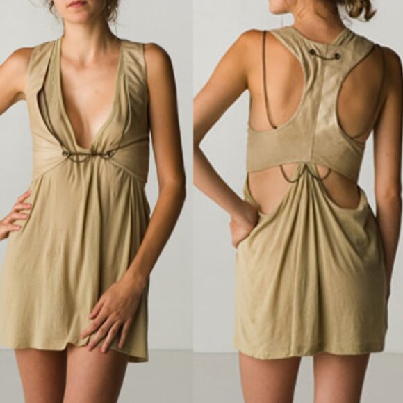 Rare Society for Rational Dress LA SFRD Leather Harness Vest Chain Closure M - Picture 1 of 8